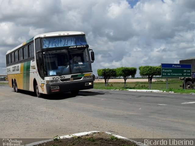 Empresa Gontijo de Transportes 15540 na cidade de Poções, Bahia, Brasil, por Ricardo Liberino. ID da foto: 4229849.