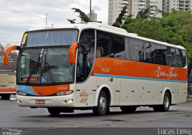 Viação Vale do Tietê 826 na cidade de São Paulo, São Paulo, Brasil, por Lucas Lima. ID da foto: 4229640.