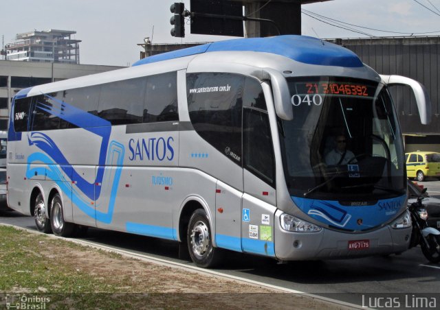Santos Turismo 5040 na cidade de Rio de Janeiro, Rio de Janeiro, Brasil, por Lucas Lima. Número da foto: #4229607.