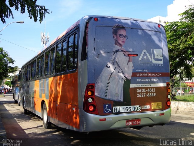Transturismo Rio Minho RJ 166.093 na cidade de Niterói, Rio de Janeiro, Brasil, por Lucas Lima. Número da foto: #4228710.
