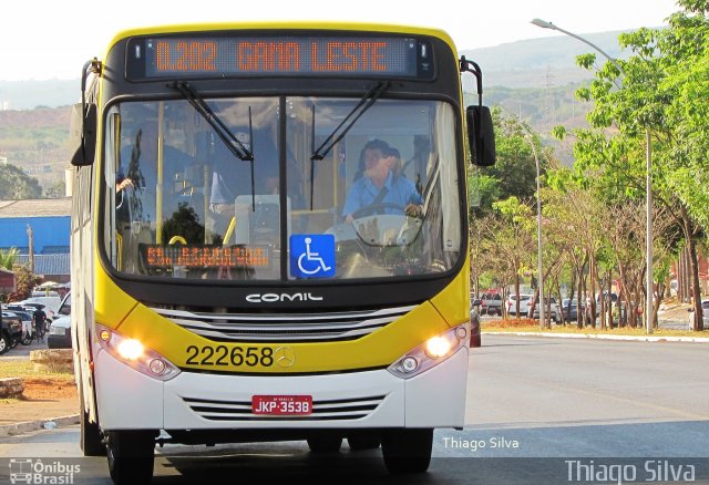 Viação Pioneira 222658 na cidade de Brasília, Distrito Federal, Brasil, por Thiago Silva . Número da foto: #4250414.