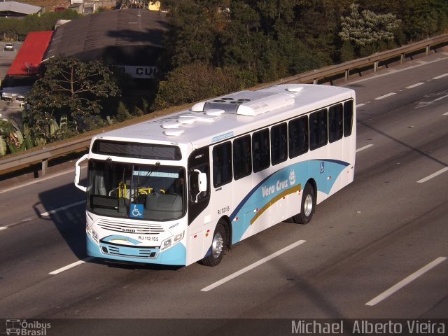 Auto Viação Vera Cruz - Belford Roxo RJ 112.155 na cidade de Barueri, São Paulo, Brasil, por Michael  Alberto Vieira. Número da foto: #4249601.