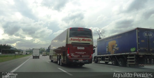 Santa Maria Fretamento e Turismo > Transportes Santa Maria(SP) 900 na cidade de São Bernardo do Campo, São Paulo, Brasil, por Agnaldo Penides. Número da foto: #4249818.