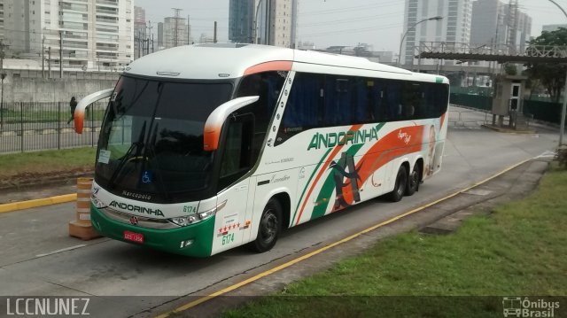 Empresa de Transportes Andorinha 6174 na cidade de São Paulo, São Paulo, Brasil, por Luis Nunez. Número da foto: #4250317.