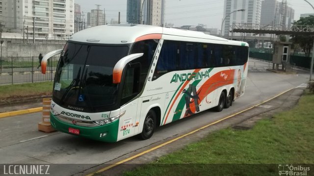 Empresa de Transportes Andorinha 6174 na cidade de São Paulo, São Paulo, Brasil, por Luis Nunez. ID da foto: 4250317.