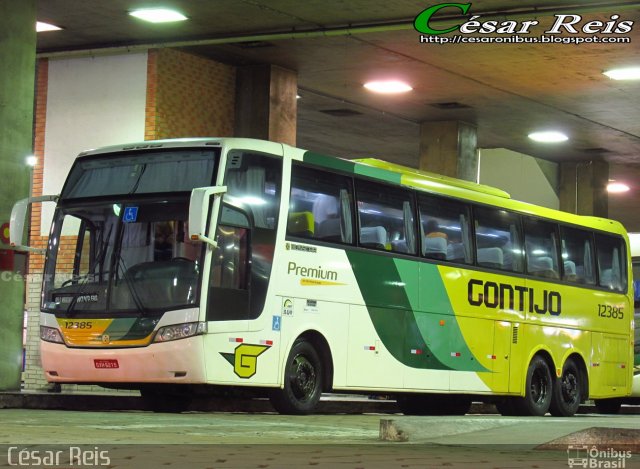 Empresa Gontijo de Transportes 12385 na cidade de Belo Horizonte, Minas Gerais, Brasil, por César Ônibus. ID da foto: 4249323.