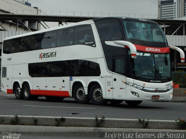 Kaissara - Viação Caiçara 15507 na cidade de Rio de Janeiro, Rio de Janeiro, Brasil, por André Luiz Gomes de Souza. Número da foto: #4250932.