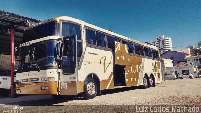 Vip Class Tur 2707 na cidade de São José, Santa Catarina, Brasil, por Luiz Carlos Machado. Número da foto: #4249780.