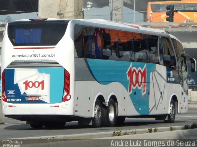 Auto Viação 1001 RJ 108.1089 na cidade de Rio de Janeiro, Rio de Janeiro, Brasil, por André Luiz Gomes de Souza. Número da foto: #4251011.