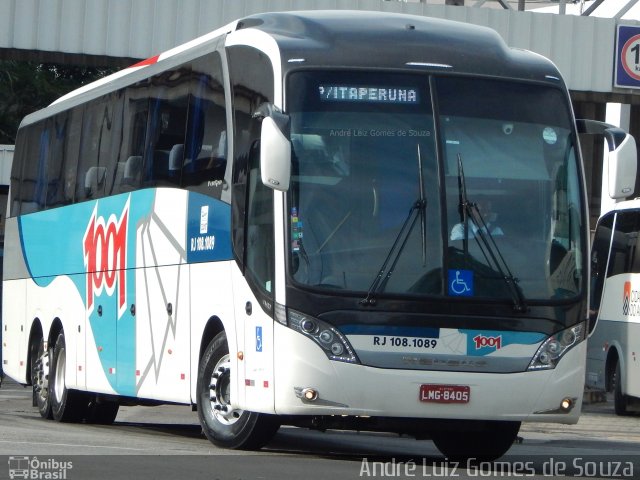 Auto Viação 1001 RJ 108.1089 na cidade de Rio de Janeiro, Rio de Janeiro, Brasil, por André Luiz Gomes de Souza. Número da foto: #4251000.