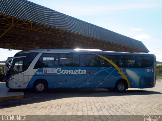 Viação Cometa 11240 na cidade de São Miguel Arcanjo, São Paulo, Brasil, por Luis Nunez. Número da foto: #4252092.