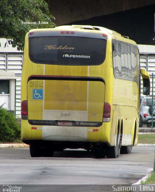 Viação Itapemirim 5089 na cidade de Vitória, Espírito Santo, Brasil, por Saimom  Lima. ID da foto: 4251841.