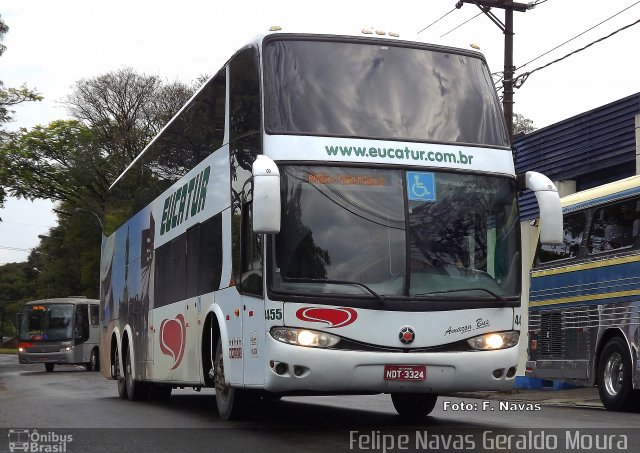 Eucatur - Empresa União Cascavel de Transportes e Turismo 4455 na cidade de São Paulo, São Paulo, Brasil, por Felipe Navas Geraldo Moura . Número da foto: #4251362.