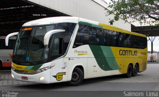 Empresa Gontijo de Transportes 18690 na cidade de Vitória, Espírito Santo, Brasil, por Saimom  Lima. Número da foto: #4251847.