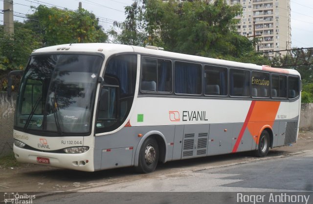 Evanil Transportes e Turismo RJ 132.044 na cidade de Nova Iguaçu, Rio de Janeiro, Brasil, por Roger Silva. Número da foto: #4251772.
