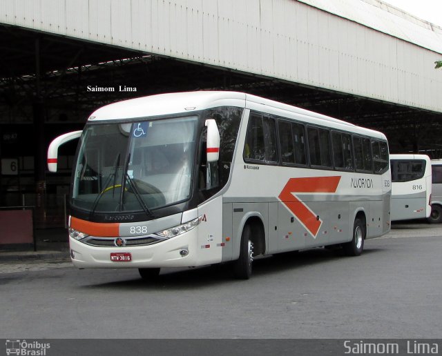 Viação Alvorada 838 na cidade de Vitória, Espírito Santo, Brasil, por Saimom  Lima. Número da foto: #4252979.