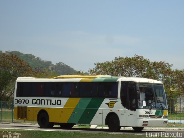 Empresa Gontijo de Transportes 3870 na cidade de Vitória, Espírito Santo, Brasil, por Luan Peixoto. ID da foto: 4254356.