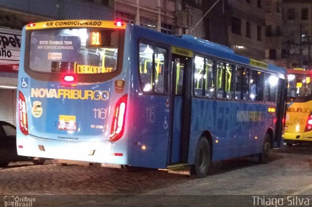 FAOL - Friburgo Auto Ônibus 116 na cidade de Nova Friburgo, Rio de Janeiro, Brasil, por Thiago Silva. Número da foto: #4254530.