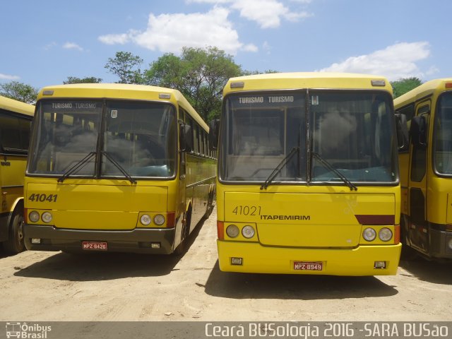 Viação Itapemirim 41021 na cidade de Canindé, Ceará, Brasil, por Antonio Roberto Alves da Silva. ID da foto: 4254141.