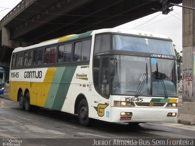 Empresa Gontijo de Transportes 15645 na cidade de Rio de Janeiro, Rio de Janeiro, Brasil, por Junior Almeida. ID da foto: 4256103.