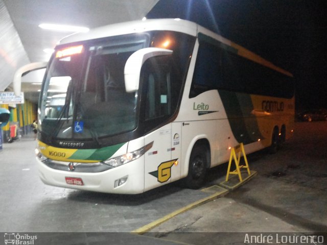 Empresa Gontijo de Transportes 16080 na cidade de Camanducaia, Minas Gerais, Brasil, por André Lourenço de Freitas. ID da foto: 4254971.