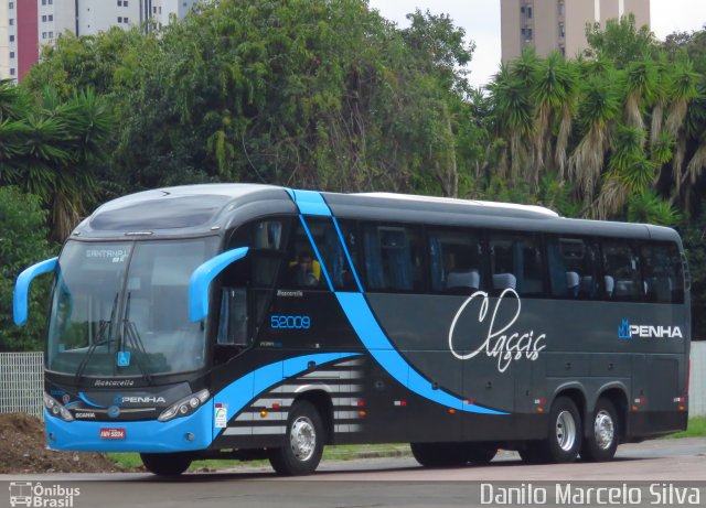 Empresa de Ônibus Nossa Senhora da Penha 52009 na cidade de Curitiba, Paraná, Brasil, por Danilo Marcelo Silva. Número da foto: #4255496.