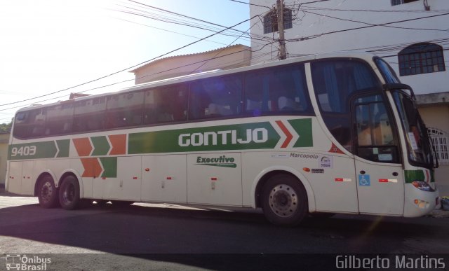 Empresa Gontijo de Transportes 9403 na cidade de Serra, Espírito Santo, Brasil, por Gilberto Martins. ID da foto: 4256079.