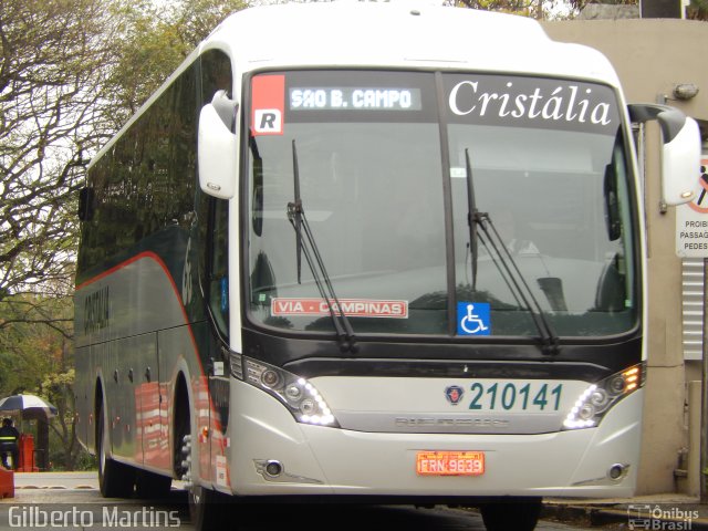 Expresso Cristália 210141 na cidade de São Paulo, São Paulo, Brasil, por Gilberto Martins. ID da foto: 4258972.