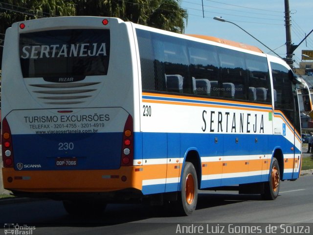 Viação Sertaneja 230 na cidade de Juiz de Fora, Minas Gerais, Brasil, por André Luiz Gomes de Souza. ID da foto: 4259181.