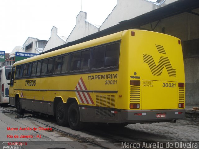 Viação Itapemirim 30021 na cidade de Rio de Janeiro, Rio de Janeiro, Brasil, por Marco Aurélio de Oliveira. Número da foto: #4258117.