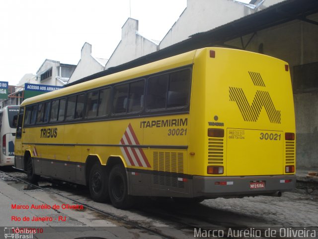 Viação Itapemirim 30021 na cidade de Rio de Janeiro, Rio de Janeiro, Brasil, por Marco Aurélio de Oliveira. ID da foto: 4258117.