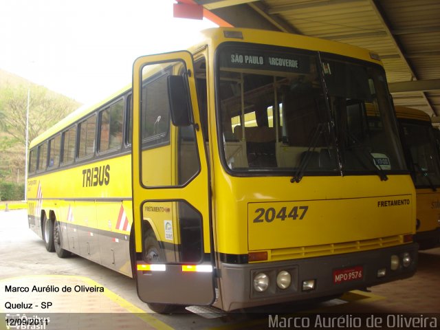 Viação Itapemirim 20447 na cidade de Queluz, São Paulo, Brasil, por Marco Aurélio de Oliveira. Número da foto: #4258061.