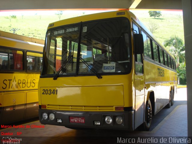 Viação Itapemirim 20341 na cidade de Queluz, São Paulo, Brasil, por Marco Aurélio de Oliveira. ID da foto: 4258008.