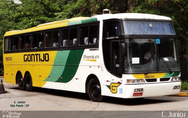 Empresa Gontijo de Transportes 15670 na cidade de São Paulo, São Paulo, Brasil, por Clovis Junior. ID da foto: 4260855.