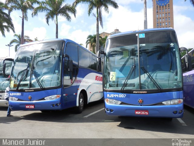 Viação Águia Branca RJ 544.007 na cidade de Aparecida, São Paulo, Brasil, por Manoel Junior. Número da foto: #4260129.