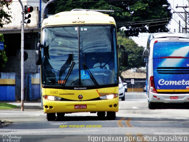 Viação Itapemirim 5545 na cidade de São José dos Campos, São Paulo, Brasil, por Ygor Marques. ID da foto: 4259816.