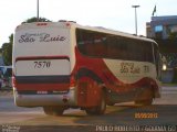 Expresso São Luiz 7570 na cidade de Goiânia, Goiás, Brasil, por Paulo Roberto de Morais Amorim. Número da foto: #4260038.