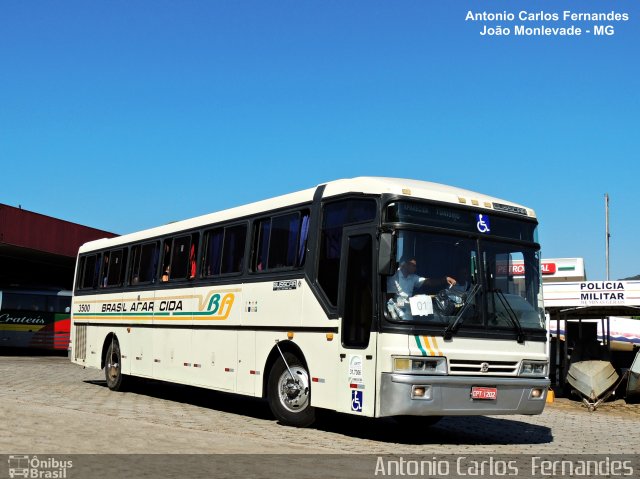 VBA - Viação Brasil Aparecida 3500 na cidade de João Monlevade, Minas Gerais, Brasil, por Antonio Carlos Fernandes. ID da foto: 4262438.