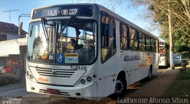 Viação Agulhas Negras RJ 169.018 na cidade de Volta Redonda, Rio de Janeiro, Brasil, por Guilherme Afonso Sfbus. Número da foto: #4263368.