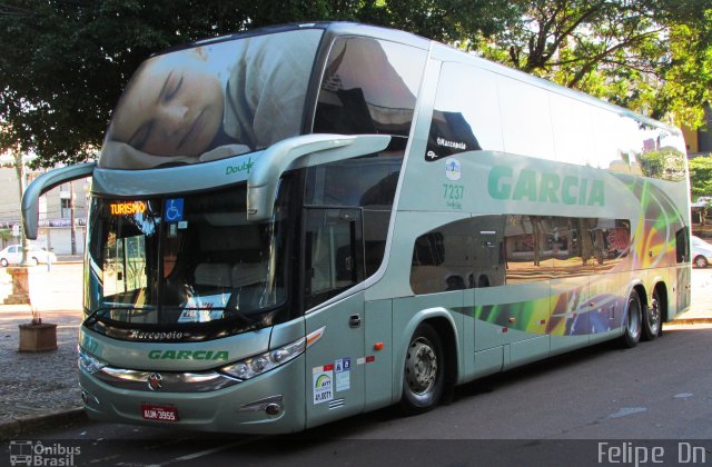 Viação Garcia 7237 na cidade de Cascavel, Paraná, Brasil, por Felipe  Dn. Número da foto: #4263137.