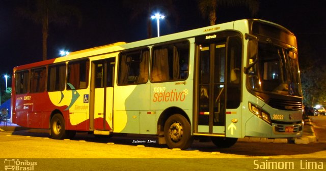 Viação Praia Sol 30022 na cidade de Vila Velha, Espírito Santo, Brasil, por Saimom  Lima. Número da foto: #4265748.