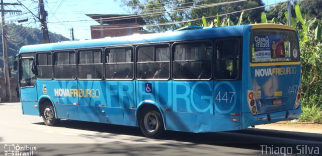 FAOL - Friburgo Auto Ônibus 447 na cidade de Nova Friburgo, Rio de Janeiro, Brasil, por Thiago Silva. Número da foto: #4265573.