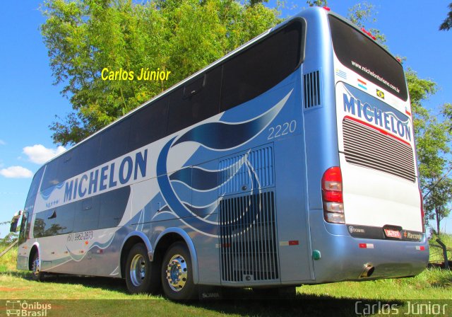 Michelon Turismo 2220 na cidade de Rio Quente, Goiás, Brasil, por Carlos Júnior. Número da foto: #4264898.