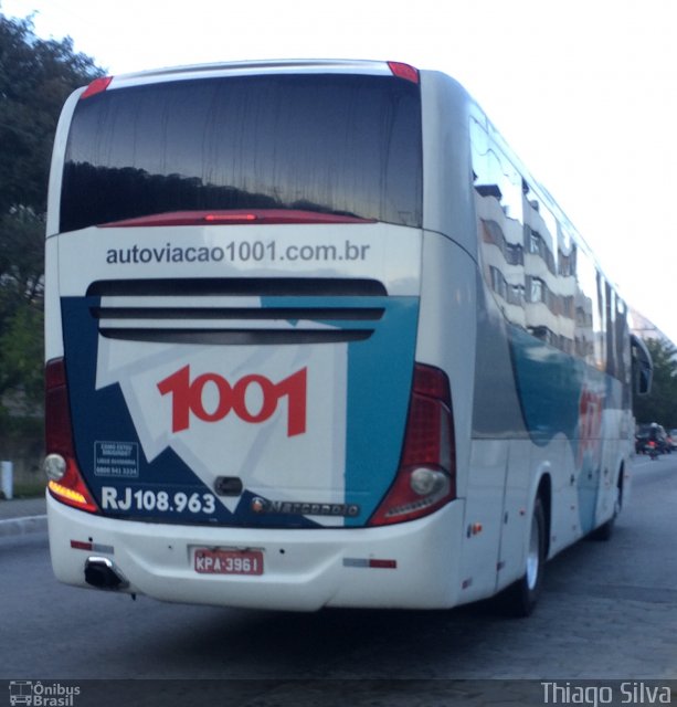 Auto Viação 1001 RJ 108.963 na cidade de Nova Friburgo, Rio de Janeiro, Brasil, por Thiago Silva. ID da foto: 4265580.