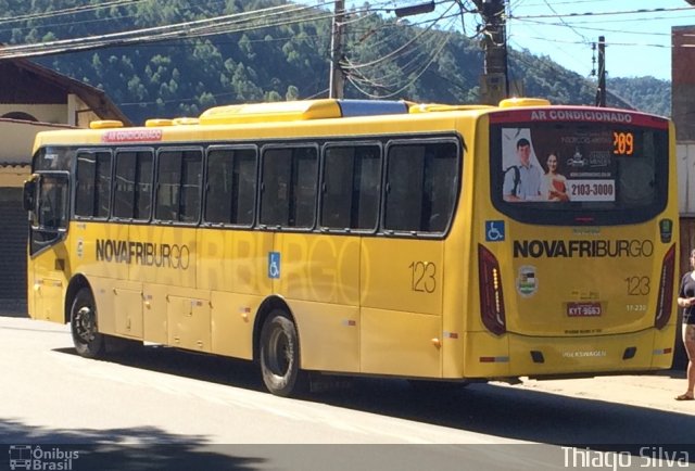 FAOL - Friburgo Auto Ônibus 123 na cidade de Nova Friburgo, Rio de Janeiro, Brasil, por Thiago Silva. Número da foto: #4265567.