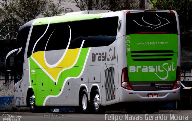 Brasil Sul Linhas Rodoviárias 2790 na cidade de São Paulo, São Paulo, Brasil, por Felipe Navas Geraldo Moura . ID da foto: 4263975.