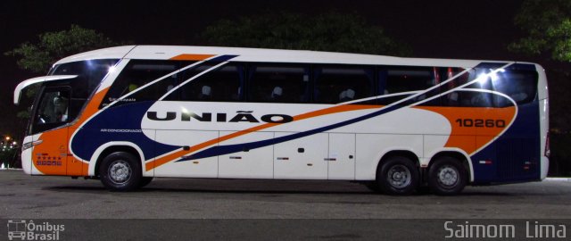 Expresso União 10260 na cidade de Vitória, Espírito Santo, Brasil, por Saimom  Lima. Número da foto: #4265755.