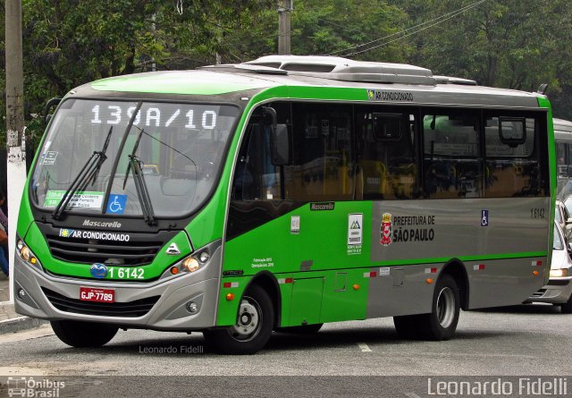 Transcooper > Norte Buss 1 6142 na cidade de São Paulo, São Paulo, Brasil, por Leonardo Fidelli. Número da foto: #4266523.