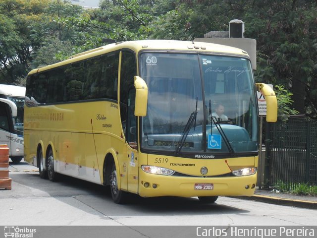 Viação Itapemirim 5519 na cidade de Belo Horizonte, Minas Gerais, Brasil, por Carlos Henrique Pereira. ID da foto: 4267058.