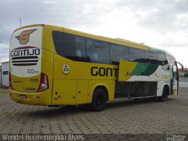 Empresa Gontijo de Transportes 7015 na cidade de Crateús, Ceará, Brasil, por Wendel Hermenegildo Alves. ID da foto: 4265877.